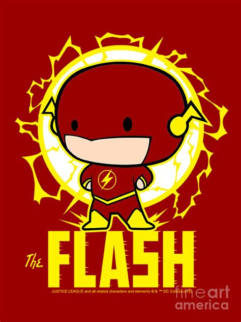 The Flash Dc Flash Chibi Digital Art by Crystal Smart - Fine Art America