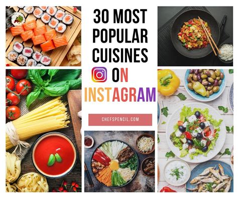 Most Popular Cuisines & Foods on Instagram - Chef's Pencil