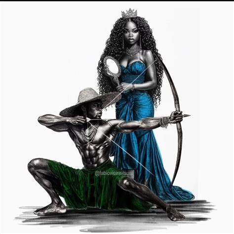 Filho De Oxossi E Iemanja - Filhos do Rei de Ketu | Oxóssi e sua mãe Iemanjá. Okê Arô, Odoyá Arte ...
