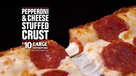 Little Caesars Pepperoni And Cheese Stuffed Crust Pizza Tv Commercial