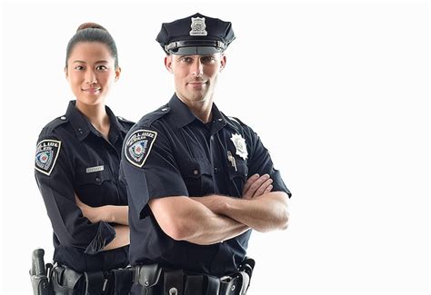 Premium Photo Photo Of Male And Female Police Officers