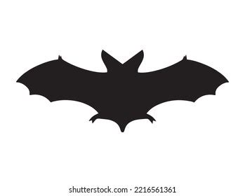 Vector Illustration Silhouette Bat Stock Vector (Royalty Free ...