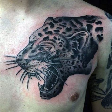 Leopard Tattoos For Men Designs With Strength And Prowess