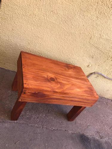 Mesa Ratona Color Nogal Ap Creaciones En Madera Cuotas sin interés