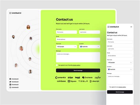 contact  untitled ui  jordan hughes  dribbble