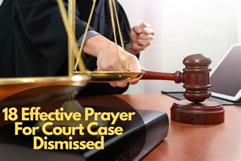 18 Effective Prayer For Court Case Dismissed