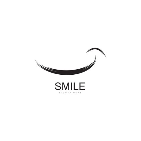 Smile Icon Logo Vector Background Cartoon Card Vector Background