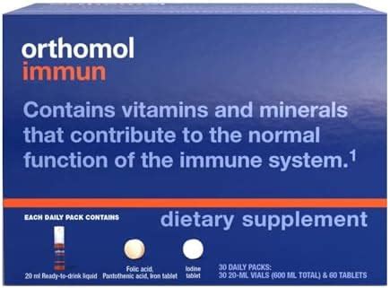 Amazon Orthomol Immun Powder Immune Support Supplement Day