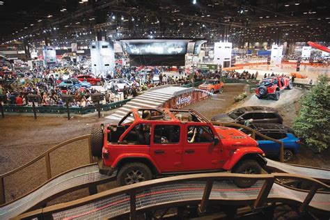 2021 Chicago Auto Show Features Indoor Test Tracks For Jeep And Ram Trucks