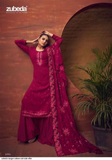 ZUBEDA RANGUN SALWAR SUIT SALE OFFER