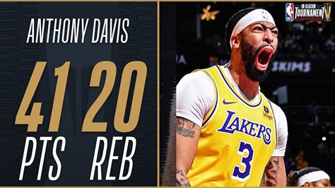 Anthony Davis Leads Lakers To Historic In Season Tournament Title