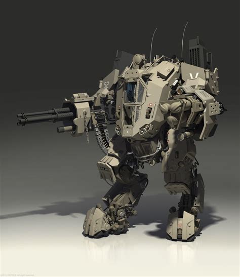 Mech Boss By Denis Didenko Sci Fi 3d Cgsociety Robot Concept Art