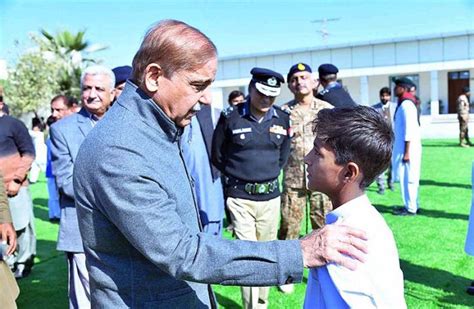 Prime Minister Muhammad Shehbaz Sharif Interacting With The Students