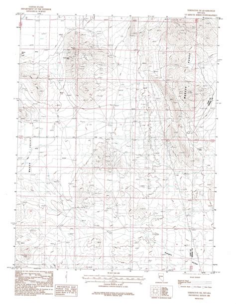 Yerington Ne Topographic Map 124000 Scale Nevada