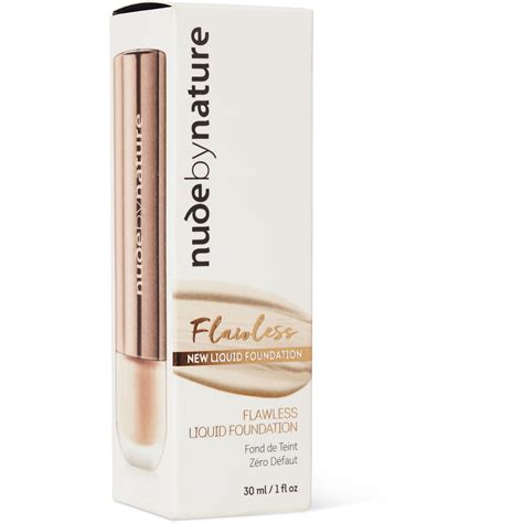 Nude By Nature Flawless Liquid Foundation W4 Soft Sand BIG W