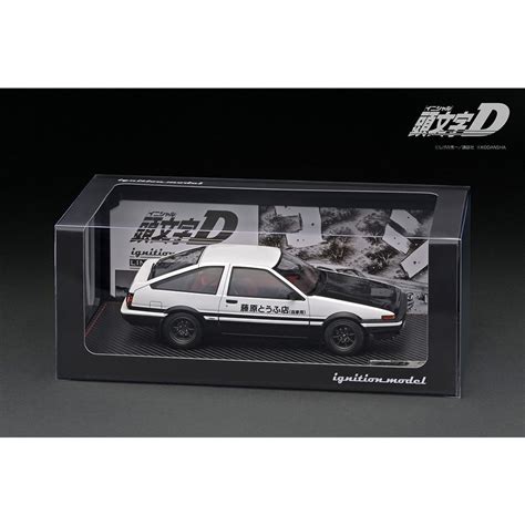 Initial D Toyota Sprinter Trueno Dr Gt Apex Ae White Black With