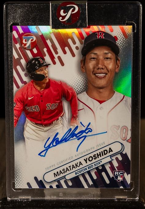 Masataka Yoshida Topps Pristine Fresh Faces Rc Rookie Auto