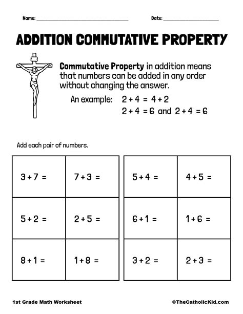 Properties Of Addition Worksheets