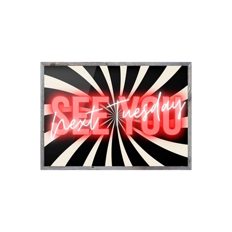 See you next tuesday – Artofit