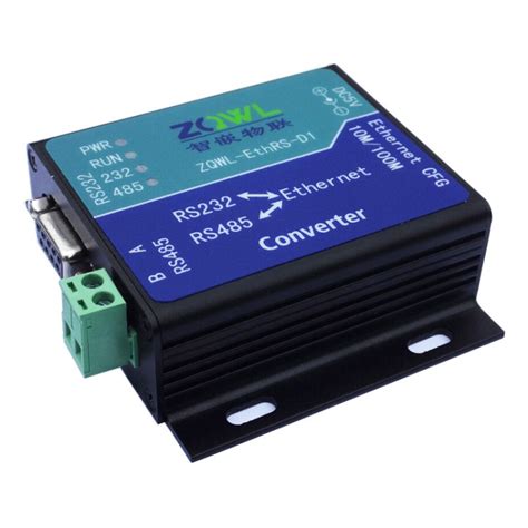 ZQWL EthRS D1 Modbus Converter TCP To RTU RS232 RS485 Dual Serial Port