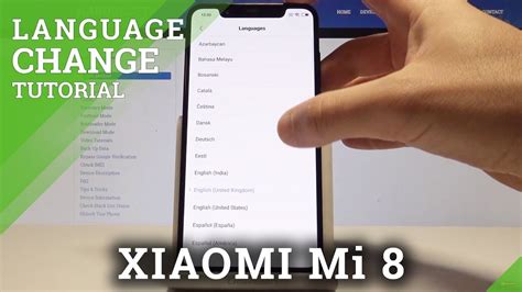 How To Change Language On XIAOMI Mi 8 Language Settings Set Up