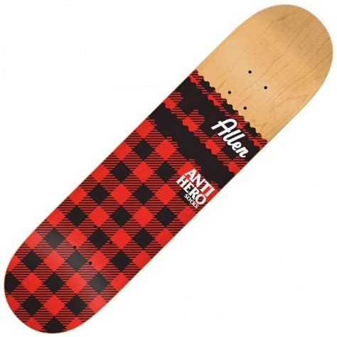 Antihero Skateboards Anti Hero Allen Plaid Socks Deck