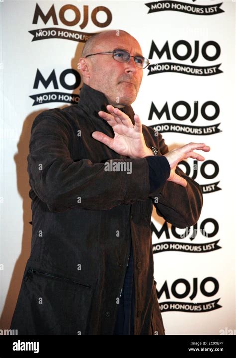 Phil Collins at the Mojo Honours Awards at the Truman Brewery, London ...