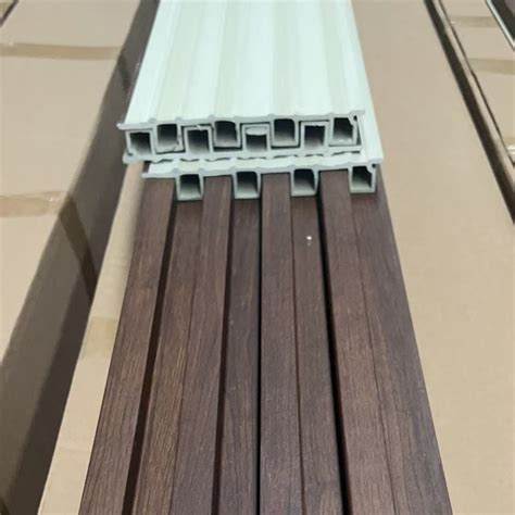 Waterproof Wpc Wall Panel Pvc Film Wood Plastic Wpc Ceiling Slat