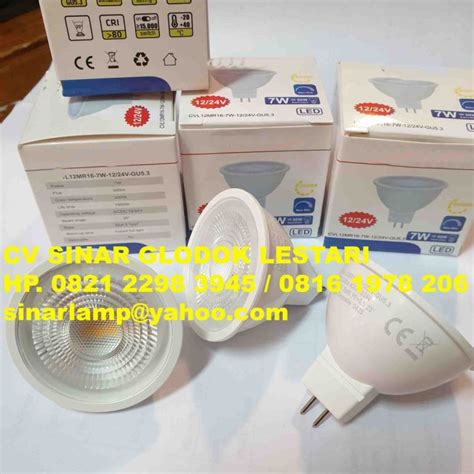 Lampu Led Dc Spot 12v 24v 7w Mr16 Gu53