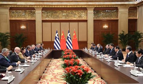 Xi Meets Greek PM 2 People S Daily Online