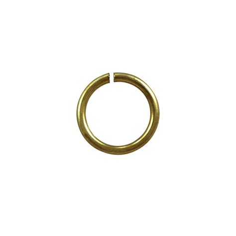 Open Round Jump Ring 7 6mm Antique Brass Plated 50 Pcs