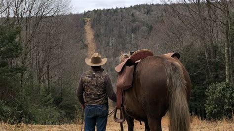 West Virginia Horseback Mountain Ride Steep Youtube