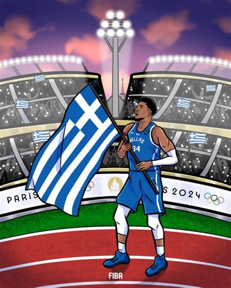 Giannis Antetokounmpo Nigerian Freak Shines As Flag Bearer For Greece At Paris 2024 Olympics