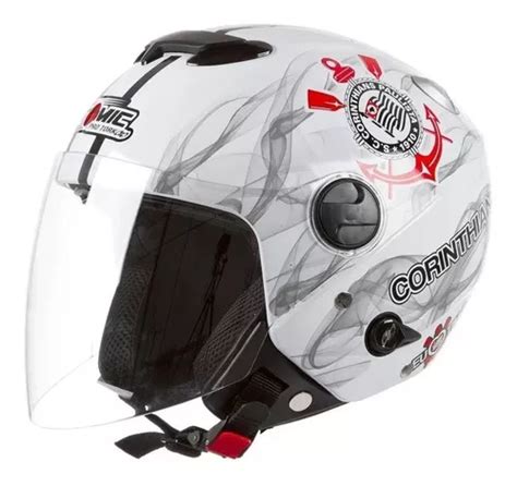 Casco Para Moto Abierto Con Visera Pro Tork Capacete New Atomic