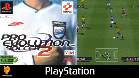 Pro Evolution Soccer 2 PS1 Gameplay On DuckStation No Commentary