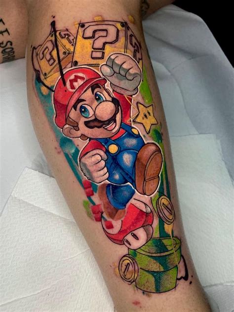 Aprender Sobre Imagem Tatuagem Mario Bros Br Thptnganamst Edu Vn