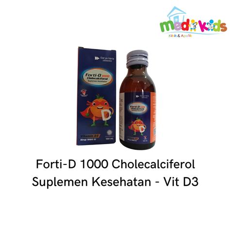 Jual Forti D Vitamin D Sirup Ml Shopee Indonesia