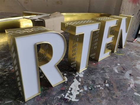 Acrylic Aluminium Backlit Channel Letter At Rs 65 Inch In Ahmedabad