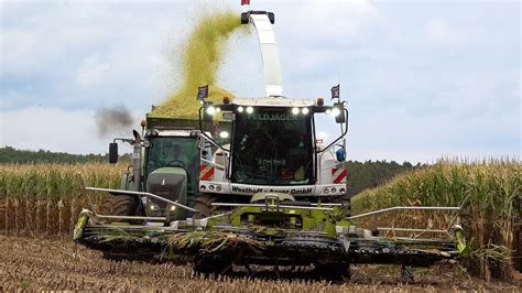 Mais 2022 The ALL WHITE Claas Jaguar Westhoff Agrar Claas Xerion