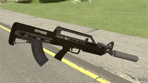 Bullpup Rifle Two Upgrades V7 Gta V Para Gta San Andreas