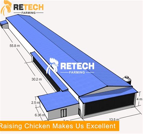 Modern Design Steel Structure Chicken Farm Building Poultry House