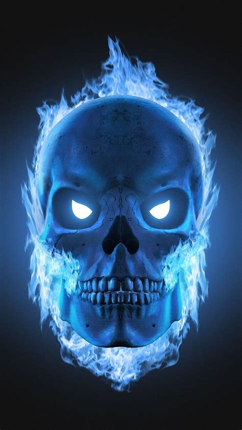 More At Mike Vands Ghost Rider Skull Hd Phone Wallpaper Peakpx