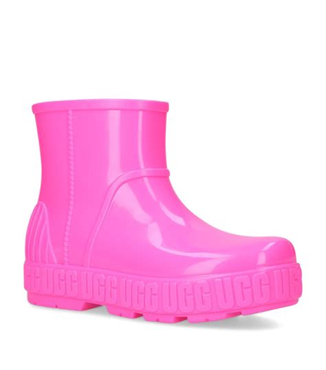 Womens Ugg Pink Drizlita Rain Boots Harrods Uk