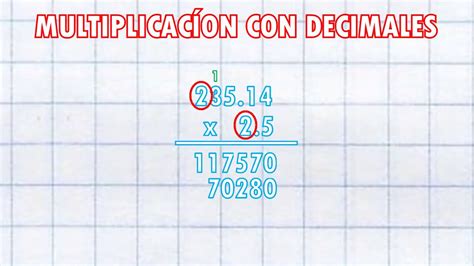 MULTIPLICACIÓN CON DECIMALES Super fácil YouTube