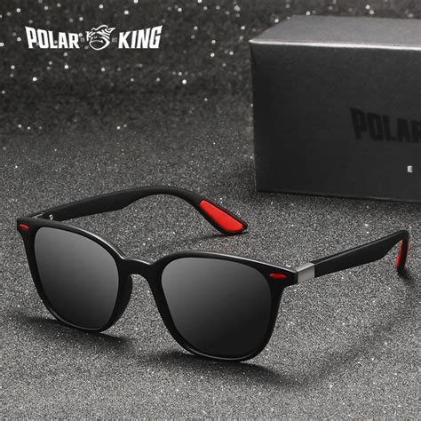 Polarking Brand Designer Polarized Mens Sunglasses Oval Driving Sun