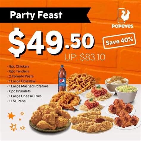 20 Dec 2021 Onward: Popeyes Delivery Promotion - SG.EverydayOnSales.com