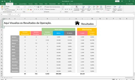 Planilha Controle De Metas De Vendas Para Excel Nbkomputer