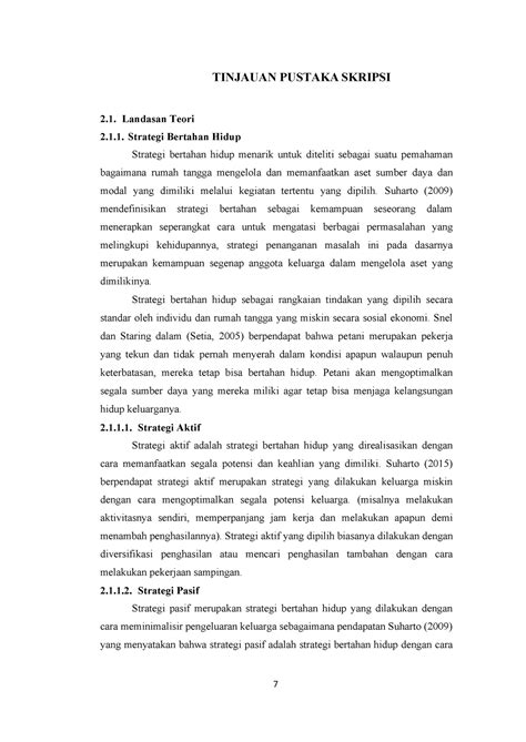 Hasil DAN Pembahasan Skripsi TINJAUAN PUSTAKA SKRIPSI Landasan Teori