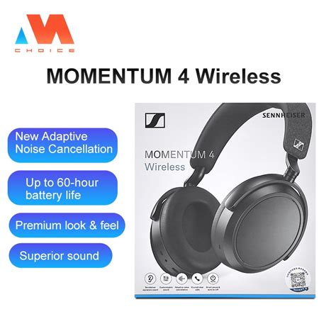 Sennheiser Momentum 4 Wireless Headphones Bluetooth Headset With