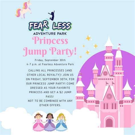 Princess Jump Party — Fearless Adventure Park